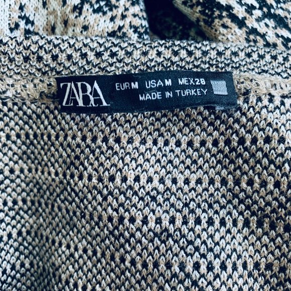 🇪🇸 ZARA snake print sweater maxi dress size M - Picture 11 of 16
